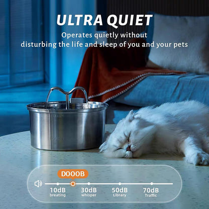Fuente de acero para mascotas 3.2L FT600