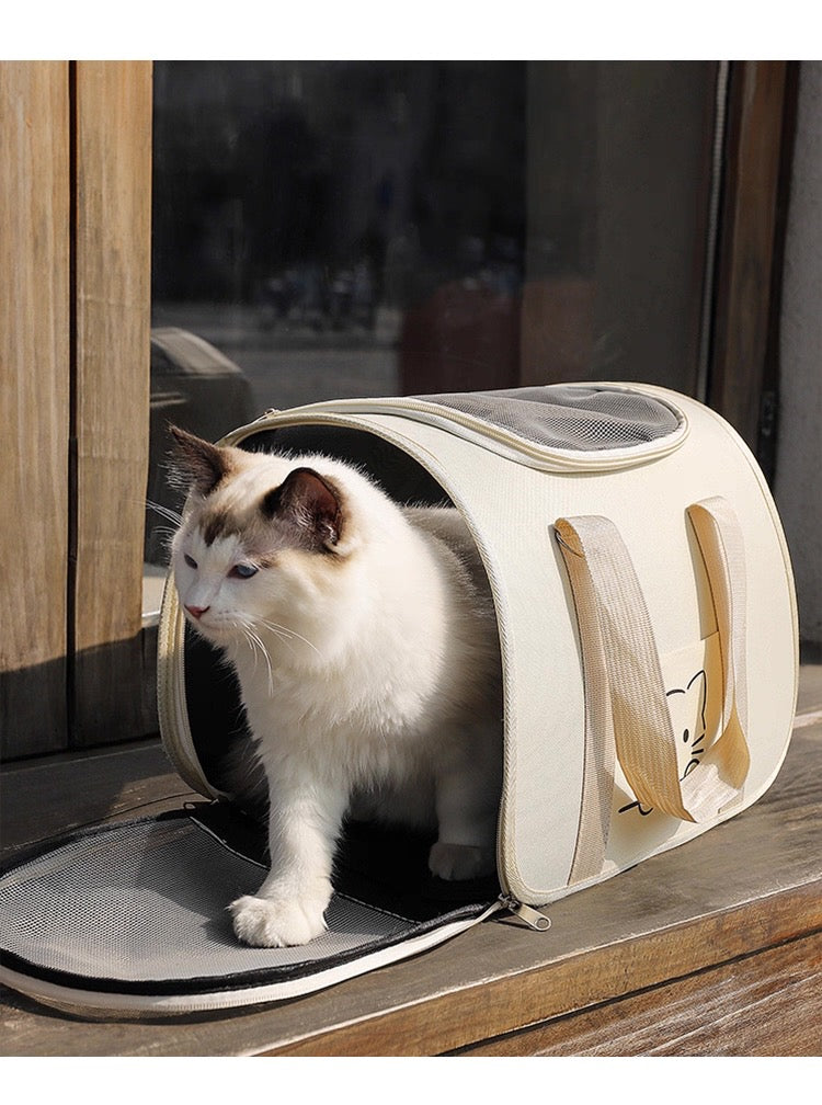 Bolso de hombro para transportar mascotas pequeñas (dos colores)