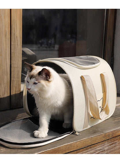 Bolso de hombro para transportar mascotas pequeñas (dos colores)