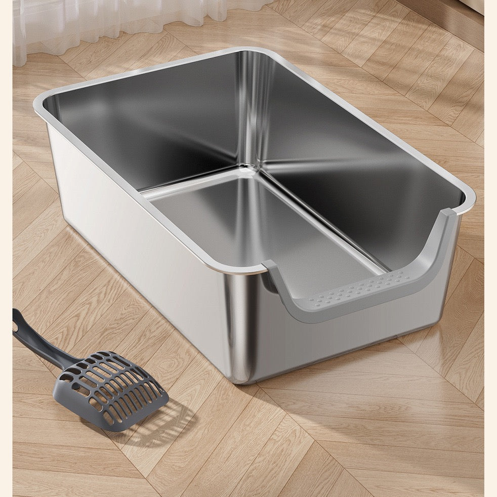 Arenero de acero abierto entrada frontal 60*40*20cm