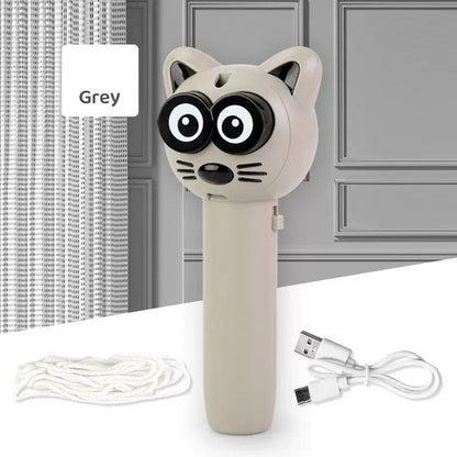 Juguete para gato interactivo lanzador de cuerda