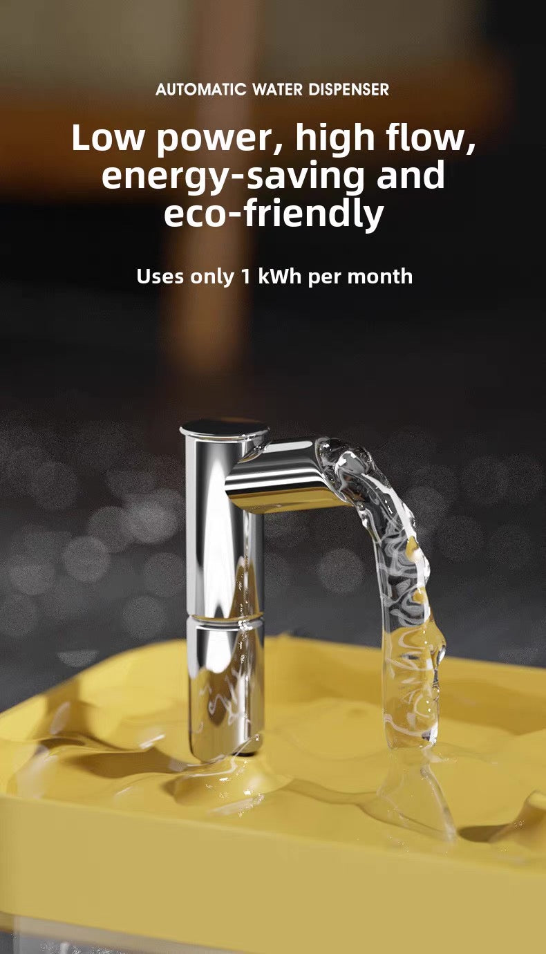 Fuente de agua transparente para mascotas 1.5L