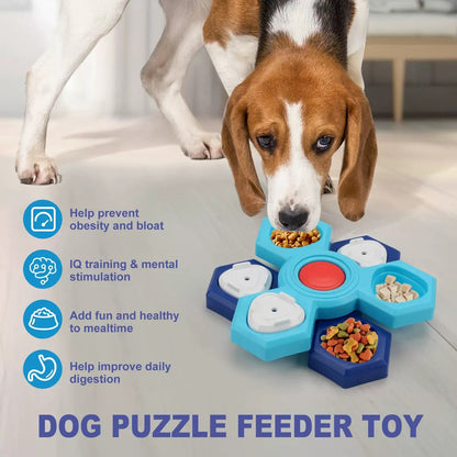 Juguete para perro puzzle interactivo para comer lento