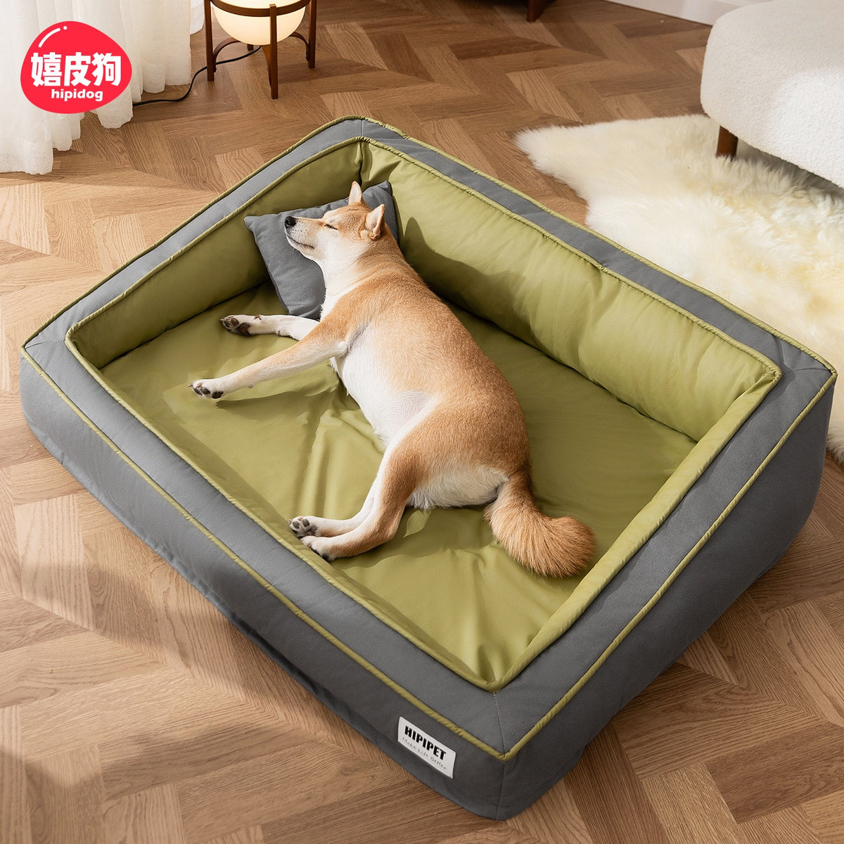 Cama para mascotas impermeable con forro lavable (Modelo 100)