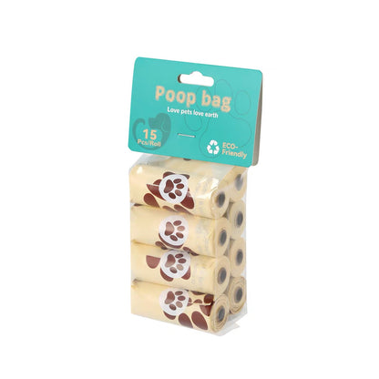 Bolsas biodegradable aroma a leche para desecho