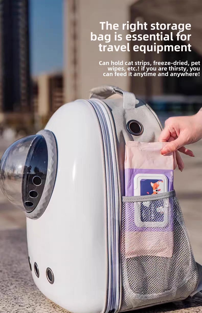 Mochila estilo capsula para mascotas hasta 8KG