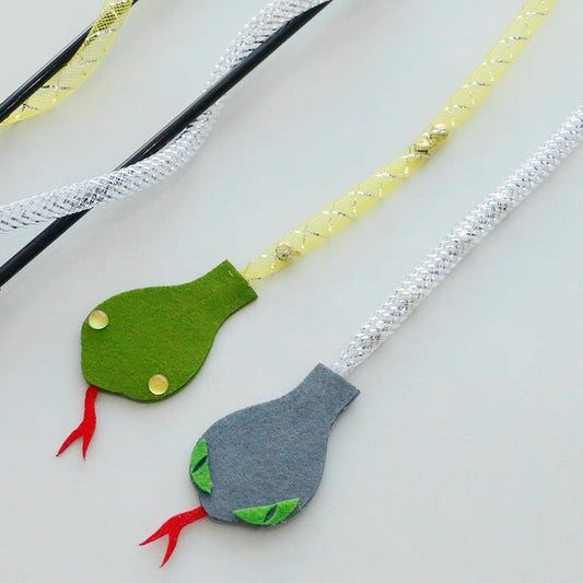 Cañita de gatos estilo serpiente