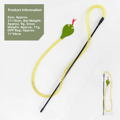 Cañita de gatos estilo serpiente