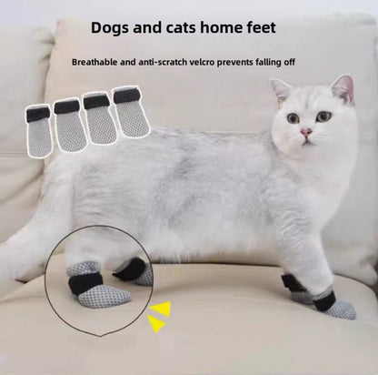 Zapatos anti arañazos para gatos