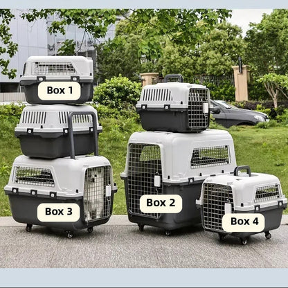 Kennel transportador para mascotas (4 tamaños disponibles)