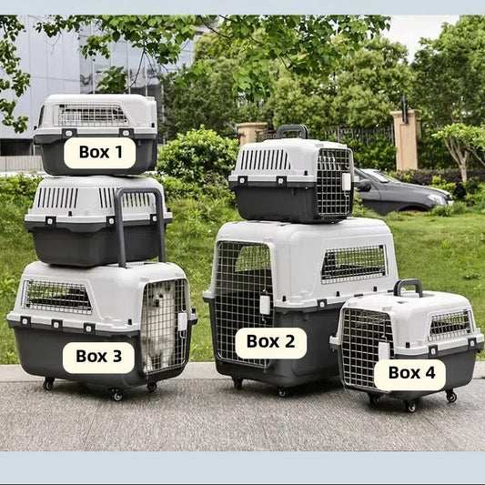 Kennel transportador para mascotas (4 tamaños disponibles)