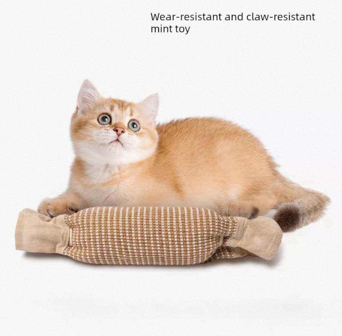 Juguete de gato almohada rellena de catnip modelo candy