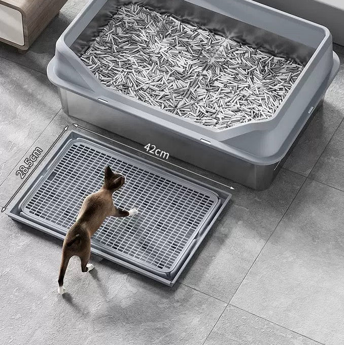 Bandeja de plástico recoge arena para areneros 42*28.5cm