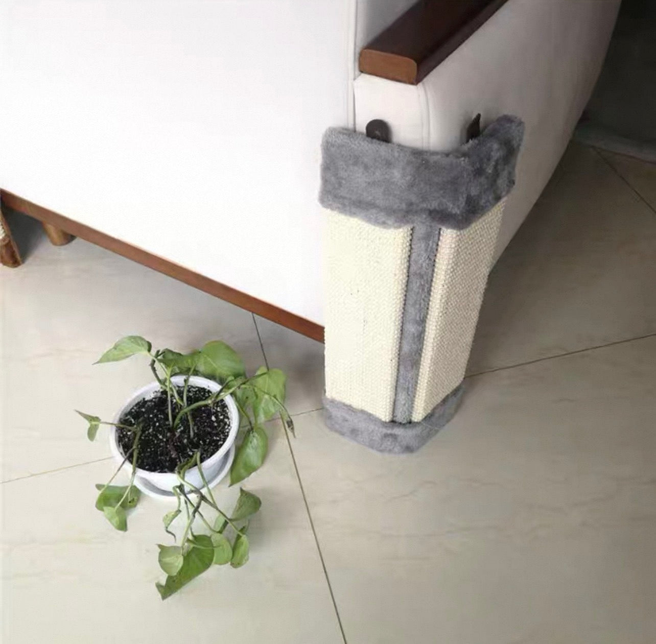 Rascadores de esquina plegable de sisal (50cm*23cm*2.5cm)
