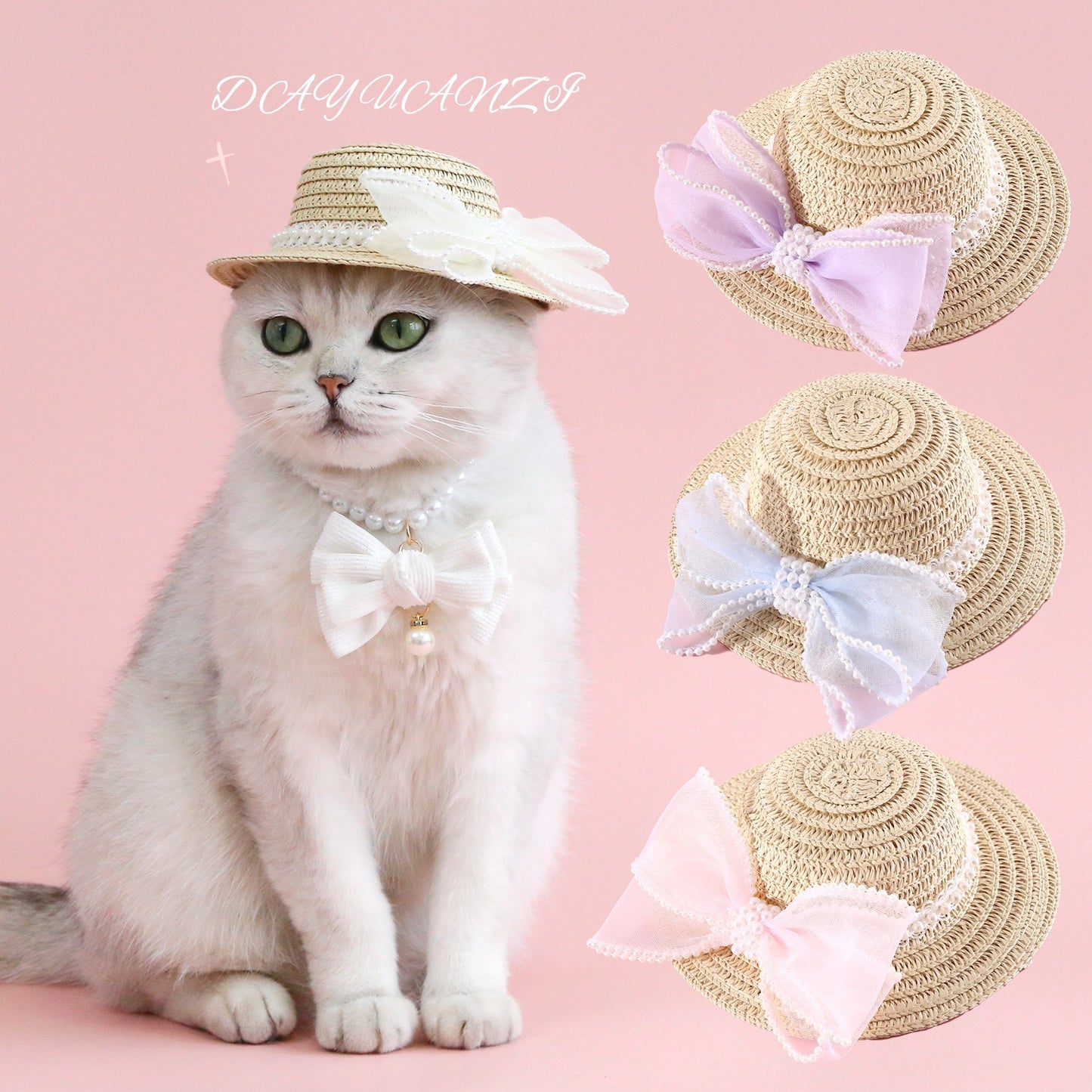 Sombrero de verano para mascotas