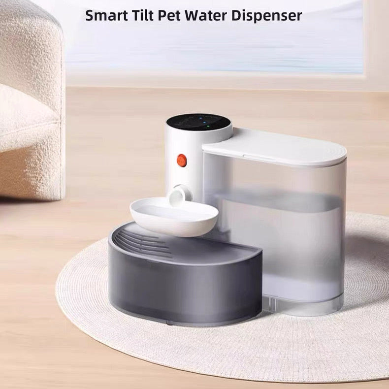 Dispensador inteligente de agua para mascotas recargable 3L