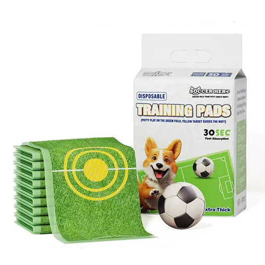 Pads verde para perros modelo chancha de futbol (Dos tamaños)