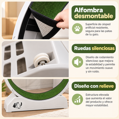 Rueda de correr para gatos 80cm
