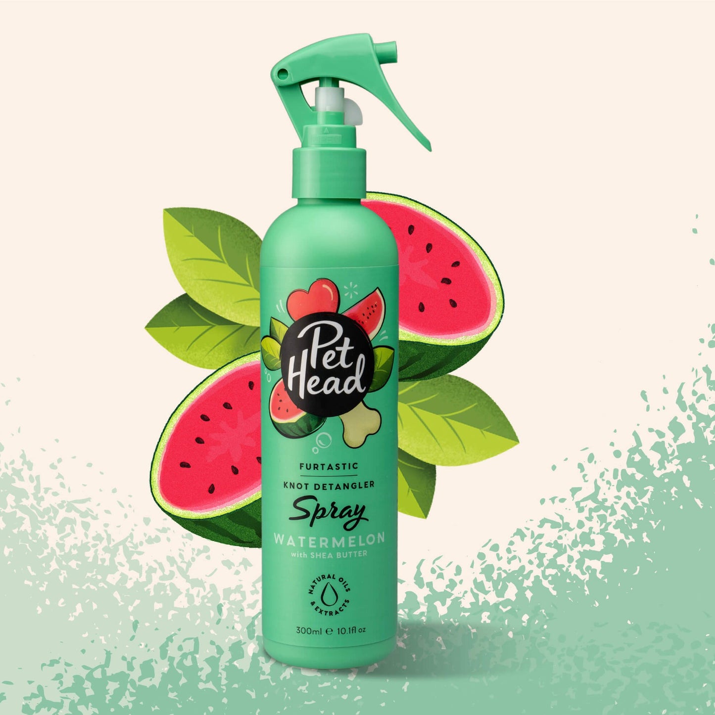 Shampoo en seco Pet Head: Spray Furtastic Desenredante Watermelon para Perro 300 ml