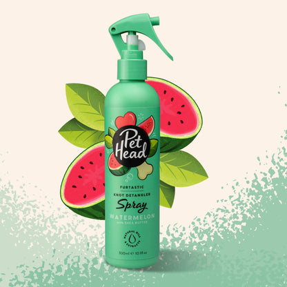 Shampoo en seco Pet Head: Spray Furtastic Desenredante Watermelon para Perro 300 ml