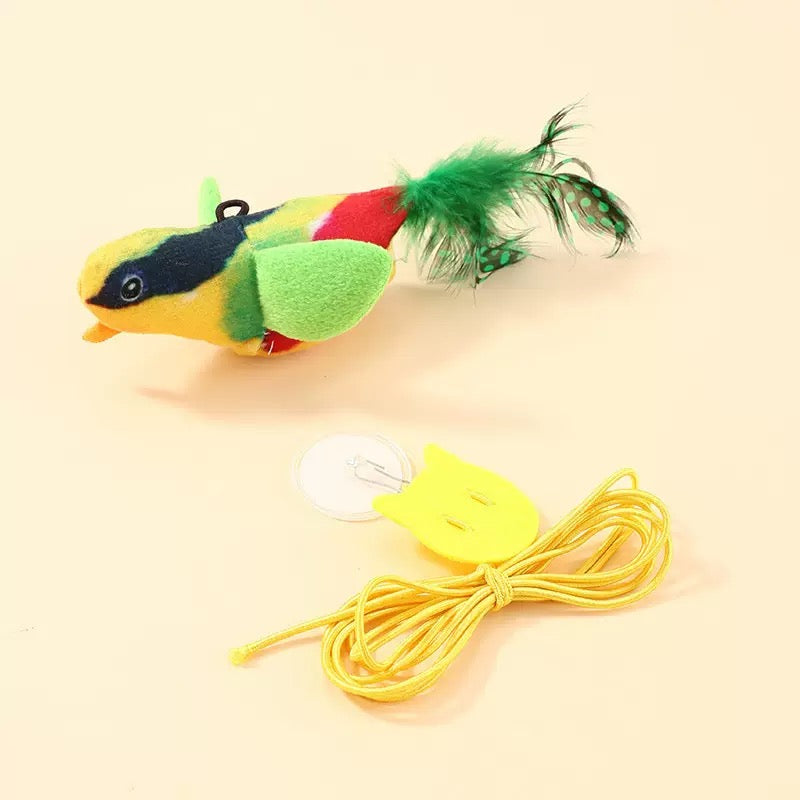 Juguete pájaro colgante con sonido