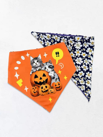 Bandanas de halloween para mascotas (Modelo #1) 63*43*43cm
