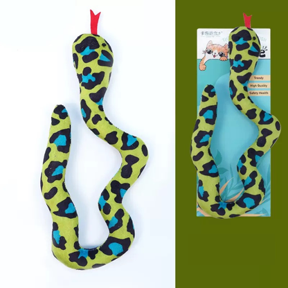 Juguete para gatos de peluche con catnip estilo serpiente