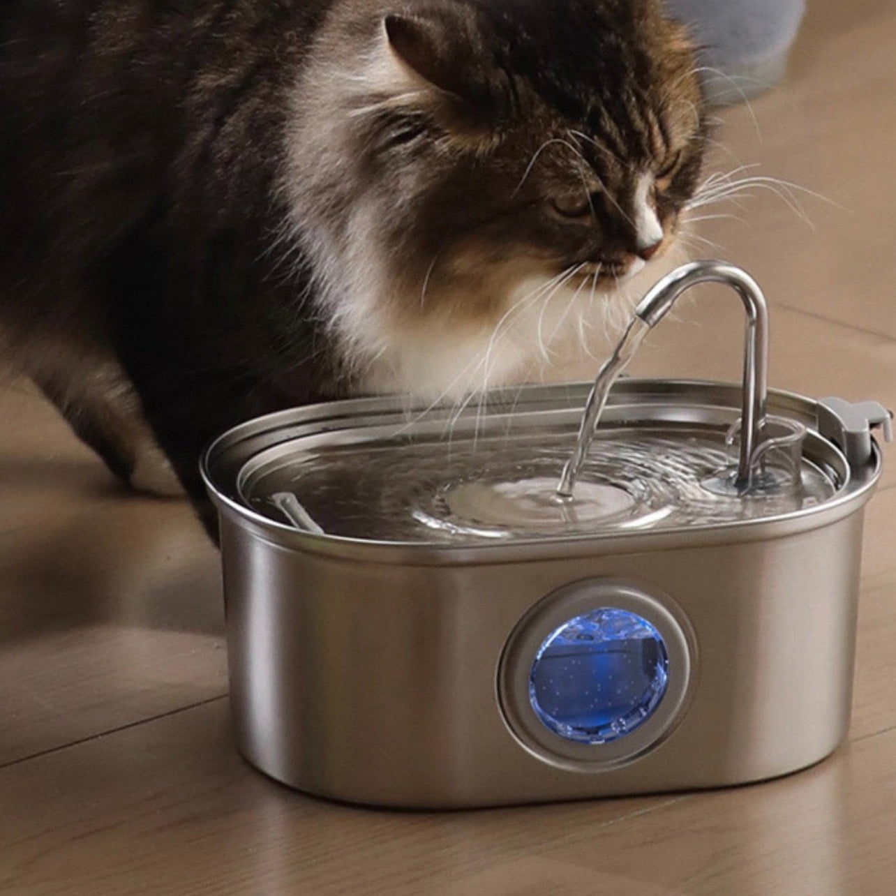 Fuente eléctrica de acero para mascotas 3.2 litros Modelo WF170