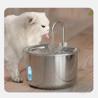 Fuente de acero para mascotas modelo FT4442