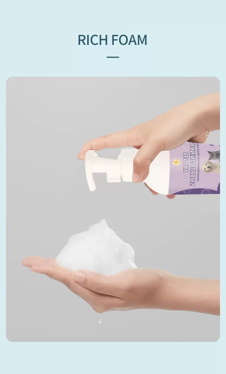 Shampoo en seco hipo alergénico sin fragancia para gatos y perros 300ml