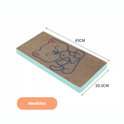 Rascador cartón corrugado para gatos (Variedad de colores) 43cm*20.5cm