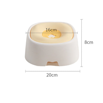 Plato antiderrame de agua color verde