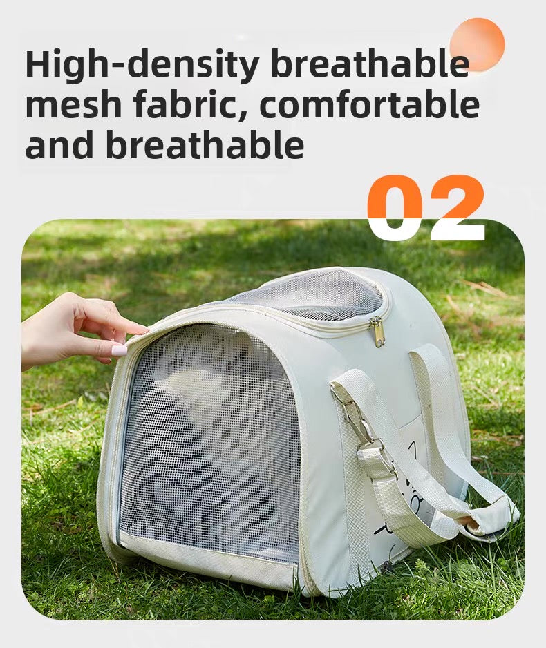 Bolso de hombro para transportar mascotas pequeñas (dos colores)