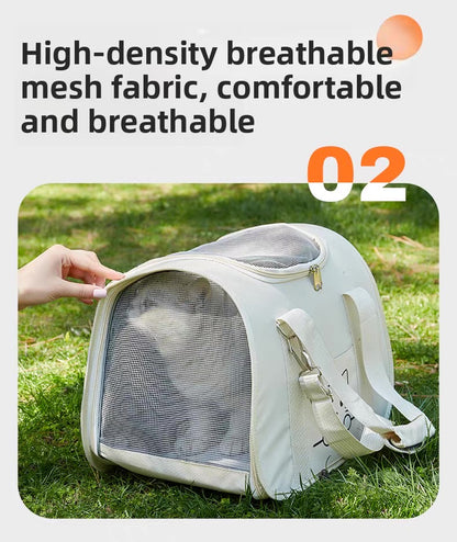 Bolso de hombro para transportar mascotas pequeñas (dos colores)