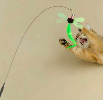 Cañita para gatos modelo libélula