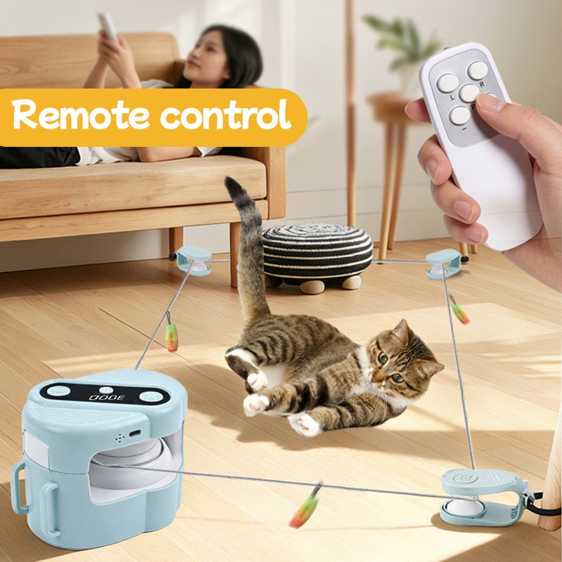 Juguete de gato interactivo de caza recargable