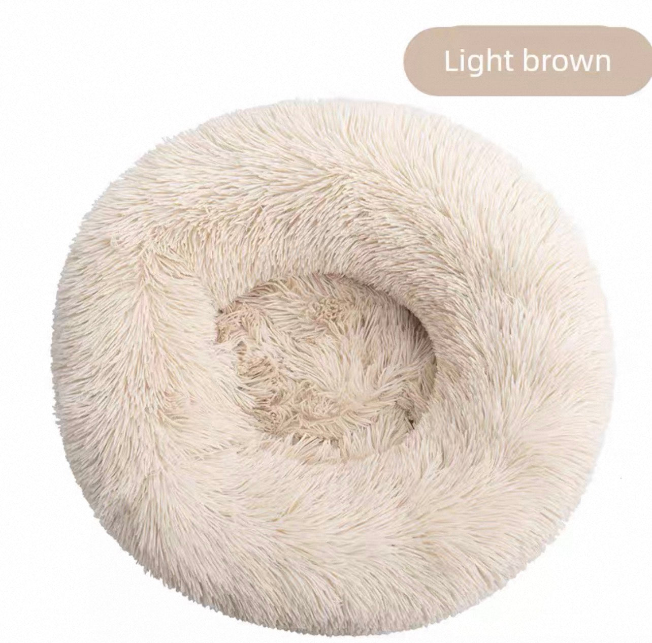 Cama acolchonada redonda para mascotas 60cm