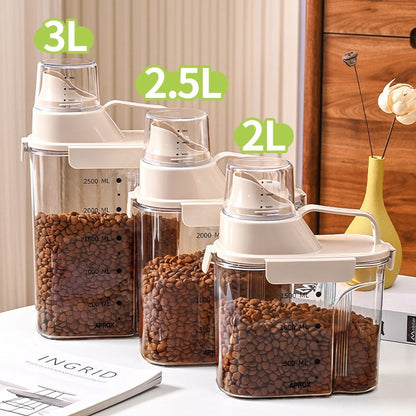 Contenedor de alimento hermético transparente (2L y 3L)