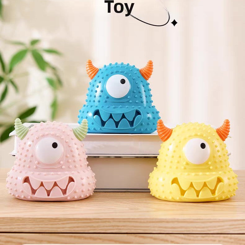 Juguete para perros de goma, limpieza dental