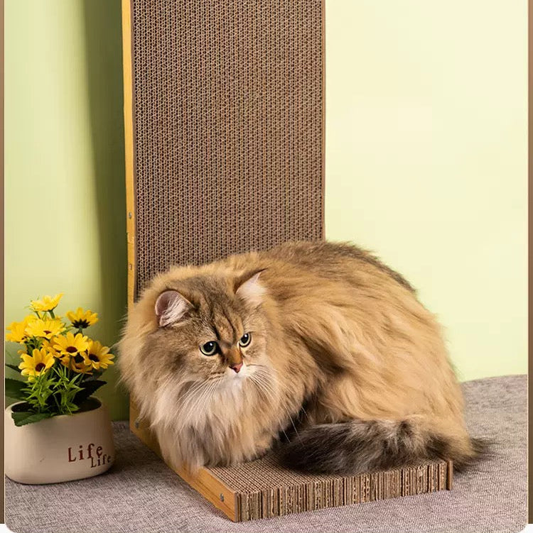 Rascador estilo L para gatos (dos tamaños)