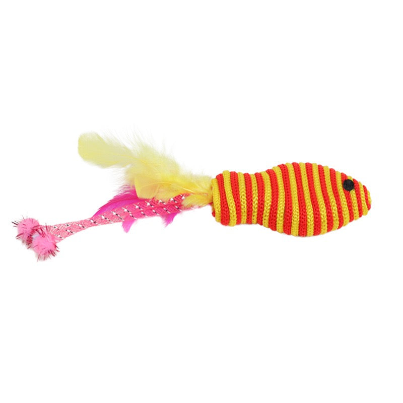 Juguete para gatos peces de cuerda