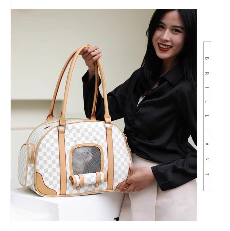 Bolso transportador elegante para mascotas pequeñas