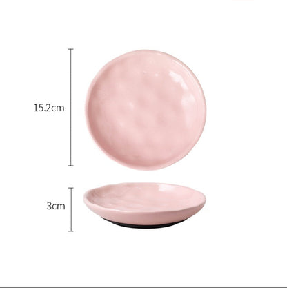 Plato de cerámica plano para mascotas #11 (15cm diámetro)
