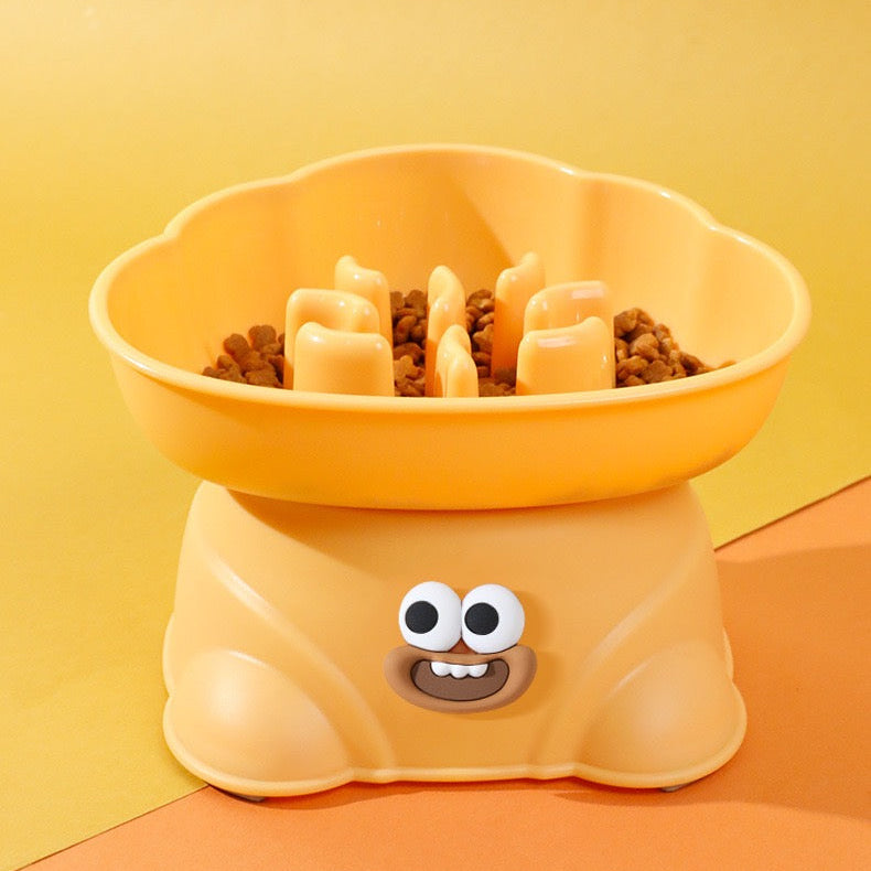 Plato de plastico lento elevado #100