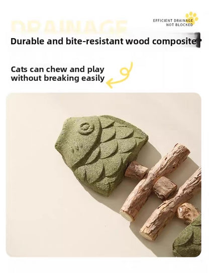 Catnip con forma de pescado para gatos