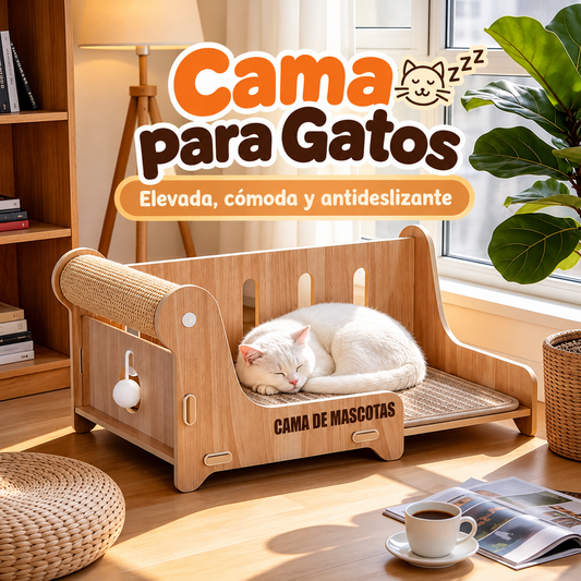 Cama rascador 2 en 1 para gatos (Dos modelos disponibles)