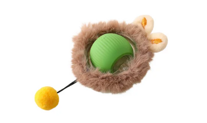 Juguete interactivo para gatos rodante con sensor de movimiento