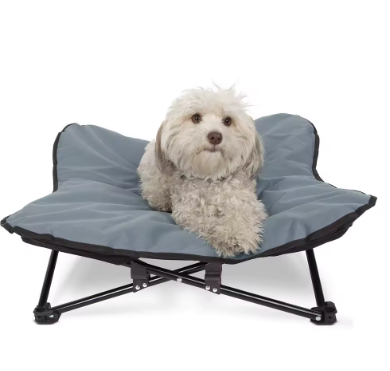 Cama elevada y portátil para perros pequeños y medianos