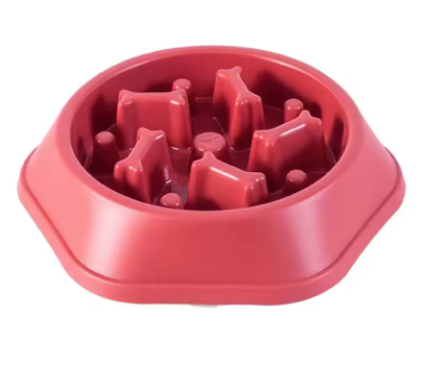 Plato de comedero lento para mascotas
