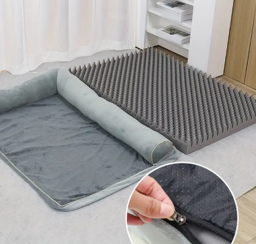 Cama ortopédica estilo L para perros